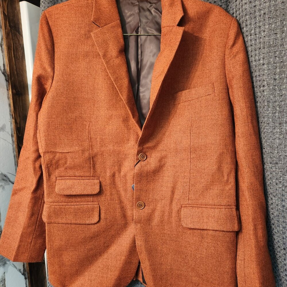 Rust Suit Jacket - Picture 2 of 2